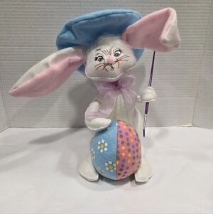 Annalee 12" Artist Easter Bunny with Brush & Egg 2014